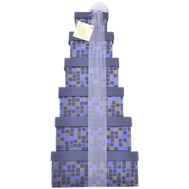 Broadway Basketeers Souring Saphire Sympathy Gift Tower